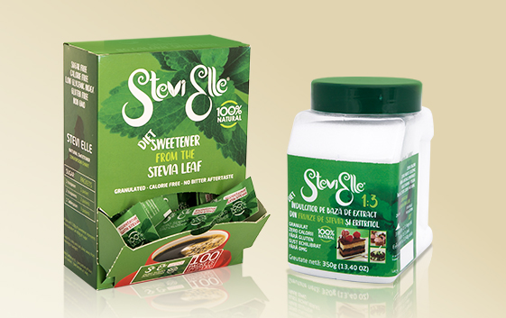 Instant and liquid natural juices sweetened with STEVIA